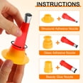 thumbnail image 4 of Uxcell 24pcs Caulking Finisher Kit 16 Stainless Steel Caulking Nozzle Applicators Reusable Caulking Nozzle Tips with 8 Connection Bases for Bathroom Kitchen Doors Window, 4 of 7