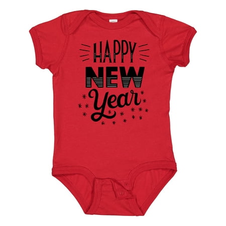 

Inktastic Happy New Year in Hand Lettering Gift Baby Boy or Baby Girl Bodysuit