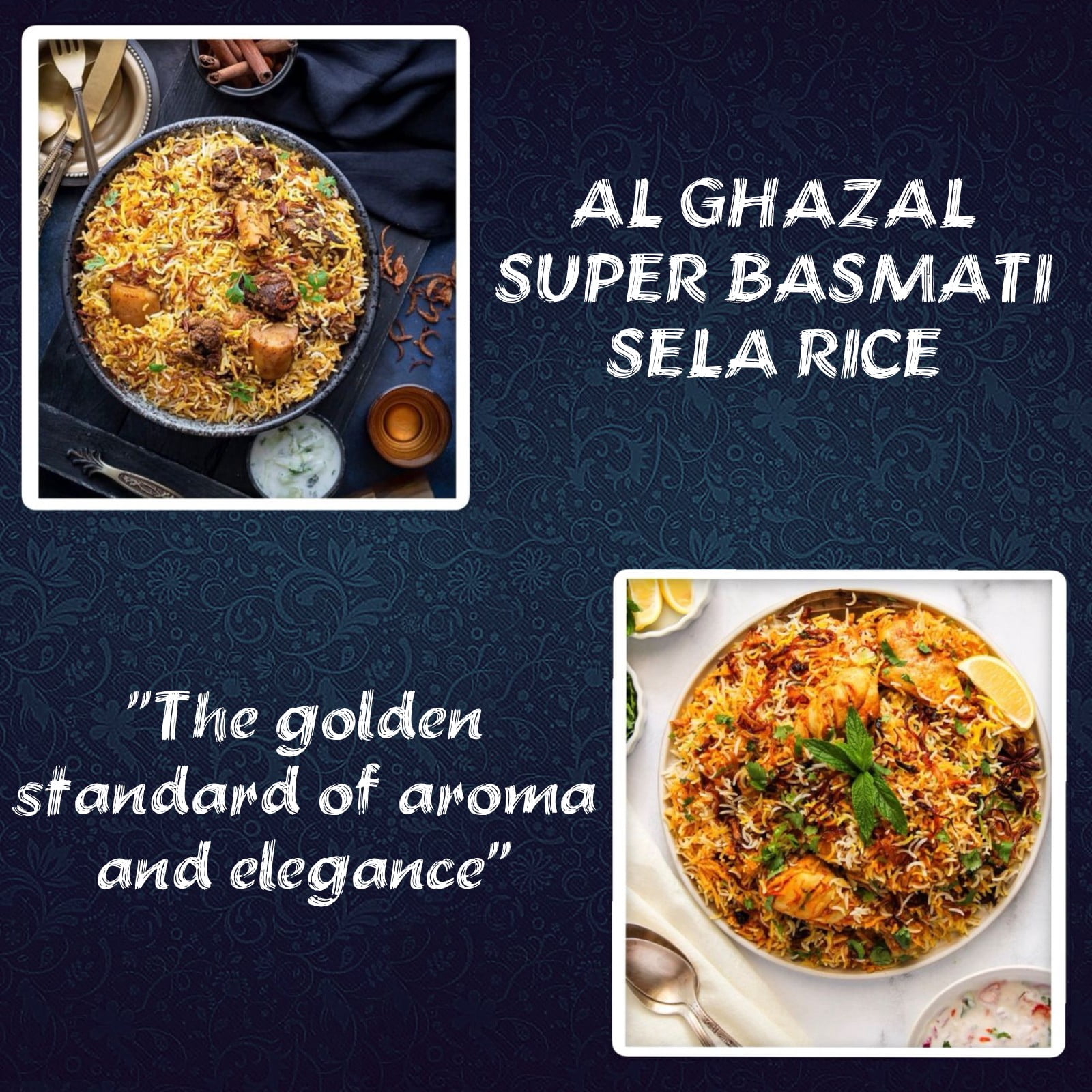Al Ghazal Basmati Sela Rice Extra Long Super Basmati sela  10 Lbs / 4.54 kg, Non GMO, Extra Long Basmati Rice, White Rice, Vegan Dried Rice, BPA & Gluten Free, Zip Lock Bag, Non Sticky Grain