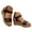 Black, variant on Womens Platform Sandals Open Toe Summer Walking Espadrilles Ankle Strap Dressy Slip on Shoes