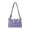 MATALLIC LAVENDER, variant on Loop Boxy Silhouette Bag Knot-Adjustable Strap Convertible Crossbody Shoulder Design