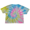 thumbnail image 3 of Ceybo Tie-Dye Crop Top 'Spring Break '82' for Girls Vibrant Design for Spring & Summer, Size XS, 3 of 3