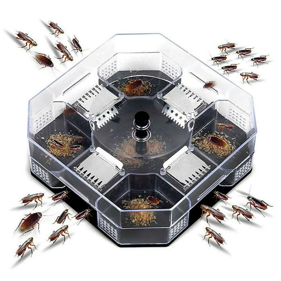 EIMELI Cockroach Traps, Roach Bait Traps, Cockroach Killer Indoor Home for Ants Roaches Bugs Spiders Beetles
