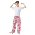 thumbnail image 2 of FORMRS Boys Pajama Pants with Pockets Size 6-8Y Kids Lounge Sleep Bottoms, Strawberry Bliss, 2 of 8