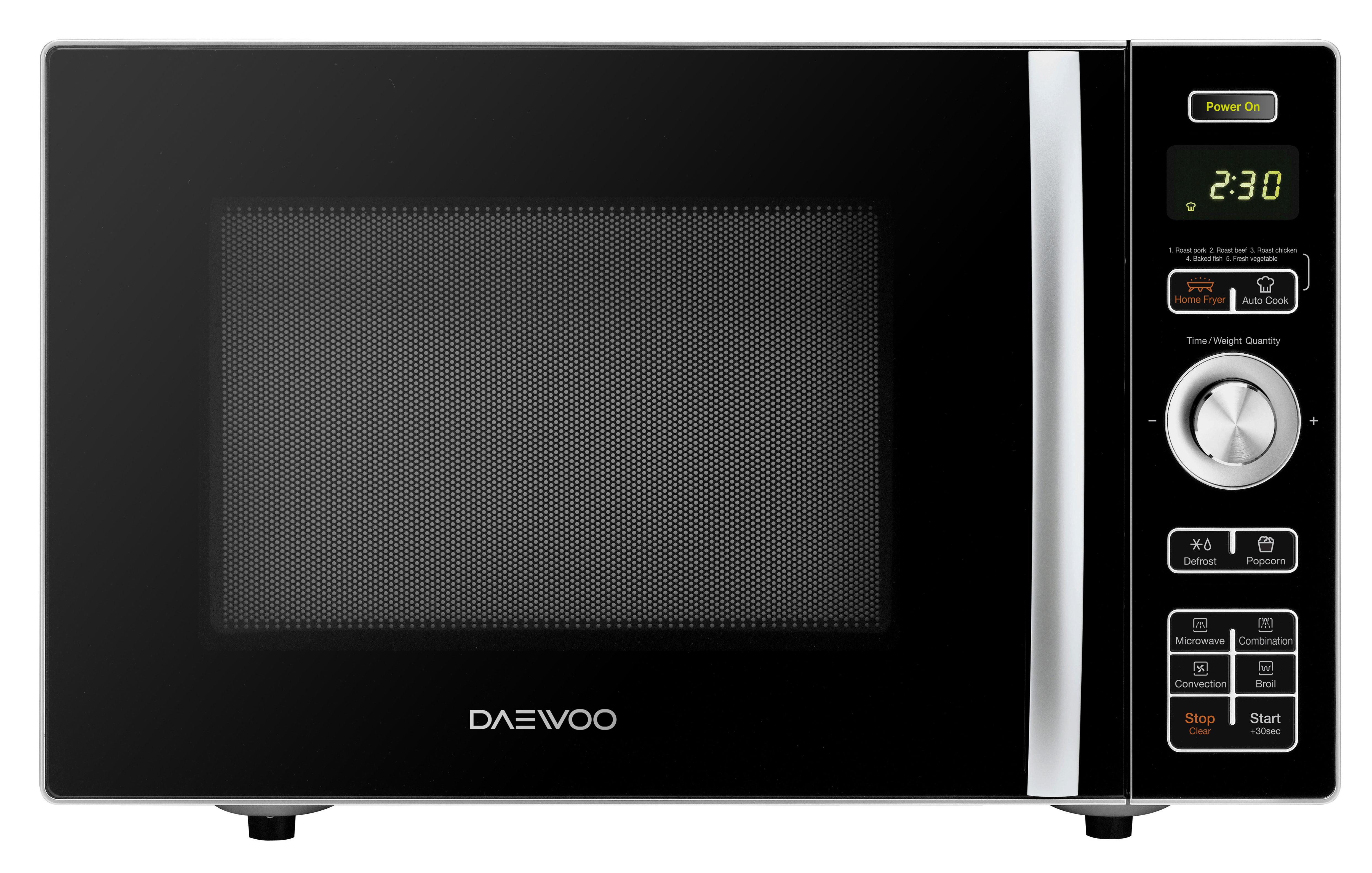 Daewoo KOC9HAFDB Convection Air Fryer Microwave Oven 0.9 Cu. Ft., 900W BrickSeek