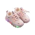 thumbnail image 1 of Daeful Baskets pour Enfants Chaussures de Sport en Maille Chaussures de Course Respirantes Roses 9.5 Tout-Petits, 1 of 7