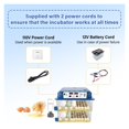 thumbnail image 3 of Chicken Egg Incubator Automatic Intelligent Hatcher Poultry with 5 Hatching Modes, 120 Incubators ,Stable Temperature, 3 of 6