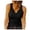 Black, variant on Elegant Solid Sleeveless V Neck Knit Ribbed Top for Women Casual Summer Tank Blouse 3 Tall Women Big Girl Crop Top Pajama Top Women Tops 5 Way Bra Athletic Crop Tops Berry Top Women Backless