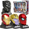 thumbnail image 2 of Figura de Los Vengadores de Marvel, juguete Deformable de la Alianza de los vengadores, Iron Man, Thanos, Pantera Negra, Spider-man, modelo Gk, estatua, juguete de colección, regalo Gong Bohan LED, 2 of 2