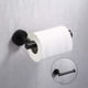 thumbnail image 4 of Servilletero Negro Portarrollos De Papel Higiénico De Acero Inoxidable, Dispensador De Portarrollos De Papel Higiénico, Soporte De Pared Redondo Medio Abierto Para Baño Y Cocina Jormftte 2035016-2, 4 of 7