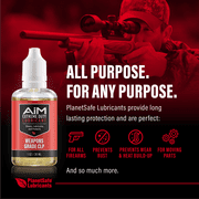 AiM CLP | Weapons Grade CLP | Bundle | 1oz spray + 1oz precision + 0.25 grease | smoother actions & reduce malfunctions | Non-toxic & Odorless | by PlanetSafe Lubricant