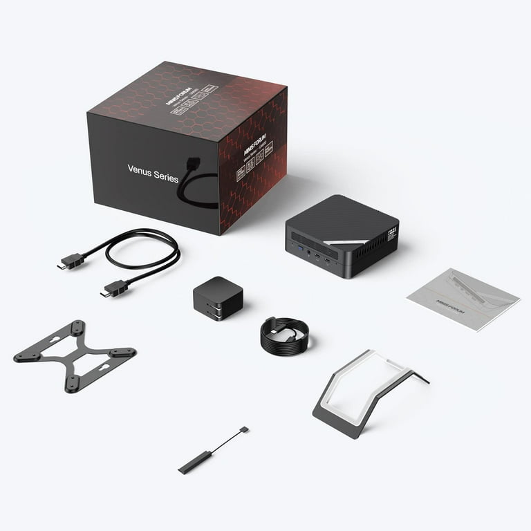 MINISFORUM Mini PC Windows 11 UM560 AMD Ryzen 5 5625U 6