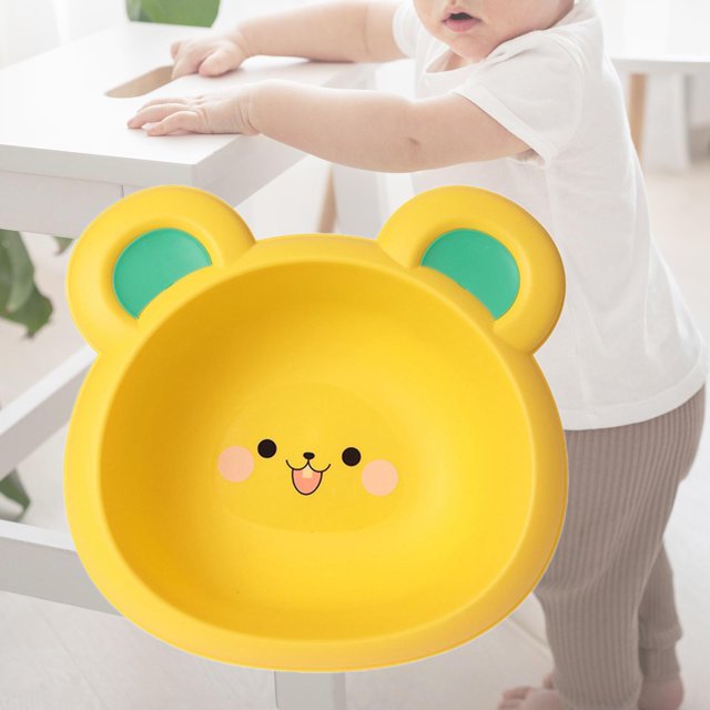 Lavabo Lavabo para la cara Lindo Antideslizante Suave, 3600ml, Durable Ahorro de espacio Bañera para bebés Lavabo para manos Lavabo para la cara Amarillo Macarena Lavabo