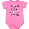 thumbnail image 3 of Inktastic Oma and Opa Love Me- Heart Grandchild Boys or Girls Baby Bodysuit, 3 of 5