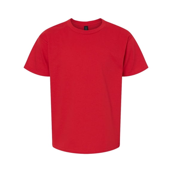 Gildan 3000B Youth Light Cotton T-Shirt-Red-S