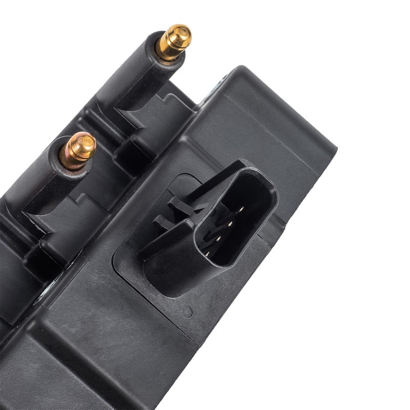 Set of 1 ISA Square UF305 Ignition Coil Pack with 7mm 27703 Spark Plug Wire Set For Dodge Caravan Chrysler Town & Country VW Volkswagen Routan 2001 2002 2003 3.8L V6 Replacement for UF633