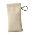 thumbnail image 2 of Estuche organizador para gafas para hombre y mujer con correa de muñeca de piel sintética suave y cierre automático. blanco, 2 of 9