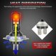 thumbnail image 3 of 4x H7 Led Headlight Bulb Kit High Low Beam 120w 60000lm Super Bright 6000k White, 3 of 5