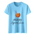 thumbnail image 3 of MKLEKYY Playeras Camisetas Para Mujer, Camisetas Gráficas, Ropa De Verano, Top De Manga Corta 910 Talla XL, 3 of 3