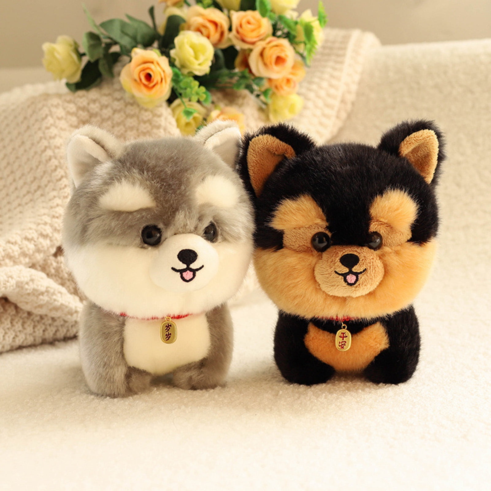  Cute Plush Corgi Hand Puppet Puppy Toy, Puppy and Small Breed  Dog Wrestling, Stuffed Animal Toy for Puppy Wrestling