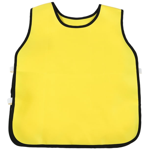 Delantal impermeable para niños pequeños, sin mangas, para comer, dibujar y actividades artísticas, cómodo para la escuela, altura recomendada: 120-140 cm