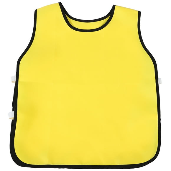 Delantal impermeable para niños pequeños, sin mangas, para comer, dibujar y actividades artísticas, cómodo para la escuela, altura recomendada: 120-140 cm