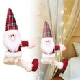 thumbnail image 1 of Boucle de Rideau pour Événements et Fêtes à la Maison - Accessoire d'Embrasse de Rideau en Polyester à Imprimé Festif de Noël, 1 of 5