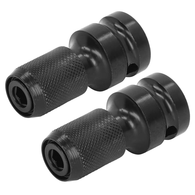 Adaptador de enchufe para taladro, 2 juegos Adaptador de enchufe para llave Adaptador de enchufe cuadrado a hexagonal Confiable y duradero