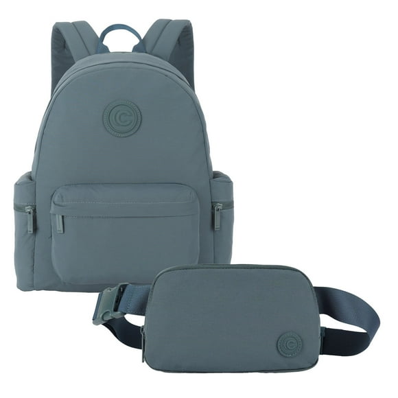 Mochila Canyon para Laptop 14" con Cangurera Color Verde