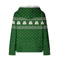 thumbnail image 3 of Aoochasliy Women's Hoodie St. Patrick's Day Printed Long Sleeved With Pocket Loose Top Spring Autumn Casual Festive Womens Tops Daily Holiday Home Gathering, 3 of 5