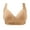 Beige, variant on XMMSWDLA Bras for Women All Day Comfort Bra, No Wire Jacquard and Mesh Light Padded Bra Women Sports Bra Gifts for Women