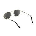 thumbnail image 4 of Hexagon Reading Sunglasses for Men & Women - Full Lens UV400 Outdoor Readers - Stylish Retro Frame Design (3 Pack) - Silver - 2.00, 4 of 9