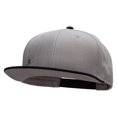 thumbnail image 2 of Landing Airplane Mini Embroidered Wool Blend Pro Style 2 Tone Snapback - Black Grey OSFM, 2 of 5