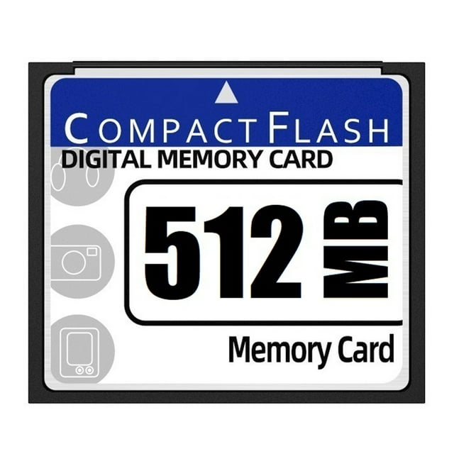 Carte Mémoire CompactFlash 512 Mo pour Appareil Photo, Machine Publicitaire, Carte d'Ordinateur Industriel