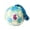 Blue, variant on Soft Plush Interactive Dog Bell Ball with Durable Cotton Tug Rope - 4" Squeaky Sensory Pet Toy for Small to Medium Dogs, Gentle Sounding Indoor Fetch & Teething Toy