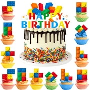 Lego Party Cake Flag