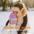 thumbnail image 7 of REDESS Winter Ear Warmers for Women Girls Faux Fur Cute Foldable Warm Earmuffs,Gray, 7 of 7