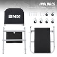 thumbnail image 4 of ‎DNA Motoring 36" Z-Creeper Seat 2-in-1 Foldable Garage Creeper Shop Rolling Seat 330 LBS Capacity, 4 of 6