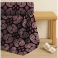thumbnail image 4 of Soimoi Black Cotton Poplin Fabric Maroon Paisley Print Sewing Fabric Yard 56 Inch Wide, 4 of 7