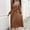 Coffee, variant on Jerdar Autumn Cross V-neck Pleated Dress for Women, Elegant Wedding Guest Evening Dresses, Women Casual Vintage Maxi Dresses, Beach Party Long Dress Blue M