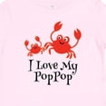 thumbnail image 4 of Inktastic I Love My Poppop Grandchild Boys or Girls Baby T-Shirt, 4 of 5