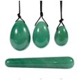 thumbnail image 1 of Huevos de piedra de jade, huevos de Yoni, huevo de piedra de jade para entrenar los músculos de la PC para mujeres, Js verde,, 1 of 5