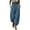 #0082-Light Blue, variant on Pounoo Women's Pants Elastic Drawstring Waist Balloon Leg with Pockets Lightweight Casual Trousers for Summer and Vacation Wear Gift