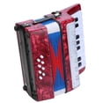 thumbnail image 3 of OTVIAP Bass Piano Accordion, 17 Key 8 Bass Piano Accordion Musical Instrument for Beginners Students, 3 of 7