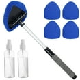 thumbnail image 1 of 18.5inch Extendable Windshield Cleaning Tool with 5 Reusable and Washable Pads 180° Rotating Head for Car SUV, 1 of 8
