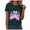R226-Dark Green, variant on Halloween T Shirt Women Crew Neck Short Sleeve Cute Bow Ghost Graphic T Shirts - Spooky Print Loose Top Funny Fashion Clothes,Grey,XXL