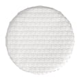 thumbnail image 3 of Taburete Butler Specialty Company Tobias Rattan redondo blanco, 3 of 6