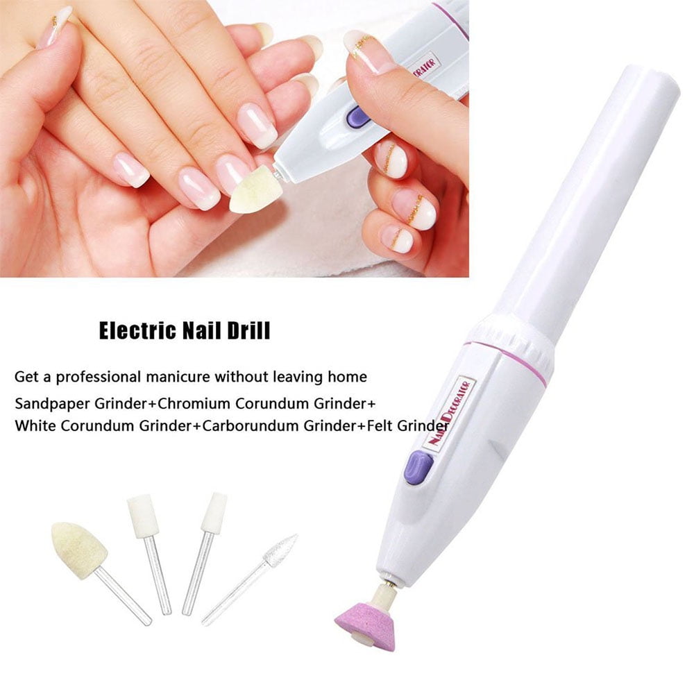 5 in 1 Electric Manicure Set Nail Drill File Grinder Grooming Kit