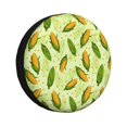thumbnail image 1 of Fotbe Fresh Corn Funda de Llanta de Repuesto con Estampado, Engrosada, Ajuste Universal para Jeep, Remolque, RV, SUV, Camión-17 inch, 1 of 6
