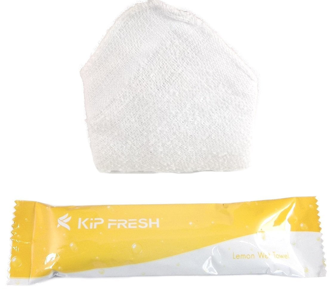 5 Sets by KIPFresh 5 Towel Sample Scented Pre-moistened Towel Washcloths 